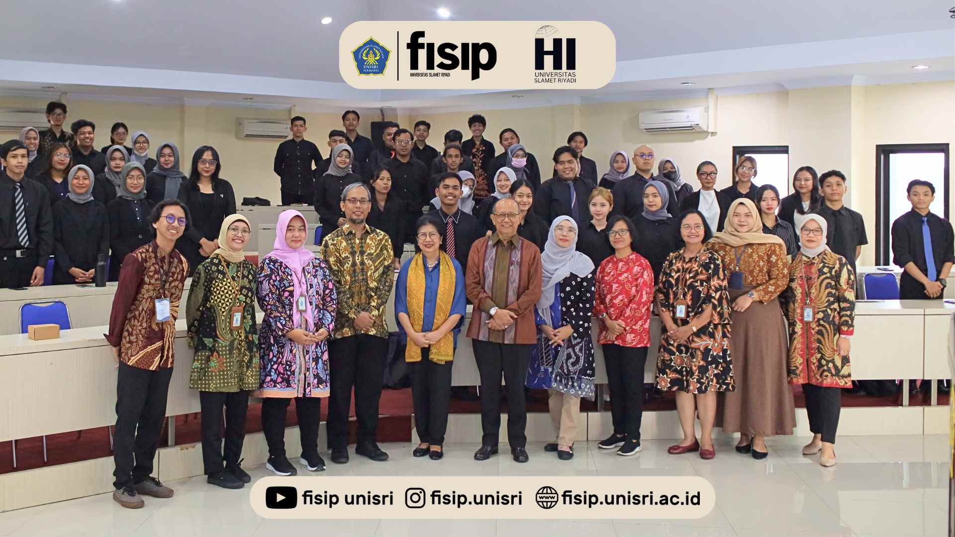 PRODI HI UNISRI Bekerja sama dengan FPCI Jakarta, adakan Seminar Nasional dalam rangka UNISRI Diplomatic Course 2024